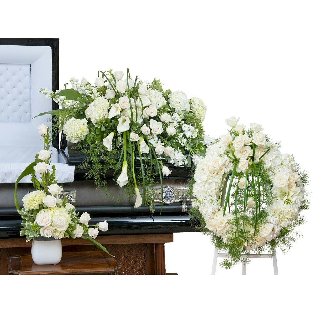 Elegance Trio Greenville (SC) Flower Funeral Packages Expressions
