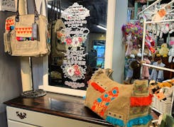 Hand-crafted knapsacks and toys